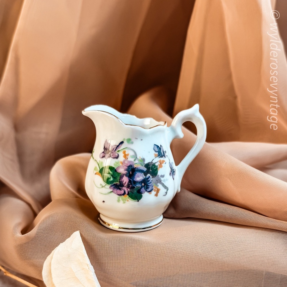 Sweet Violet Norcrest fine china‎ creamer